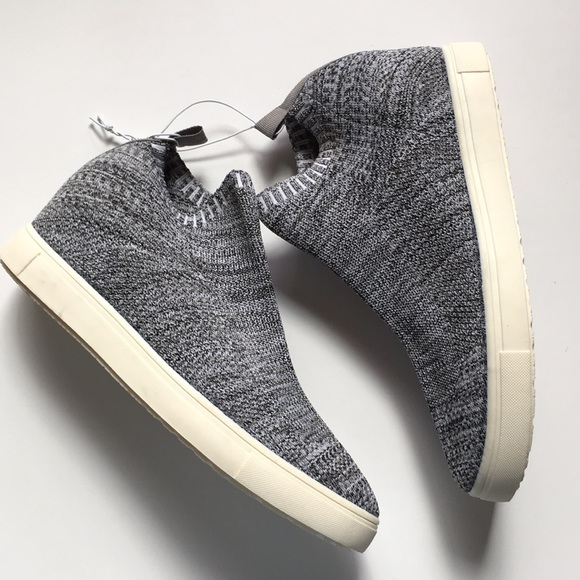 Mossimo Shyla Knit Sock Top High Top Sneakers New - Picture 4 of 5